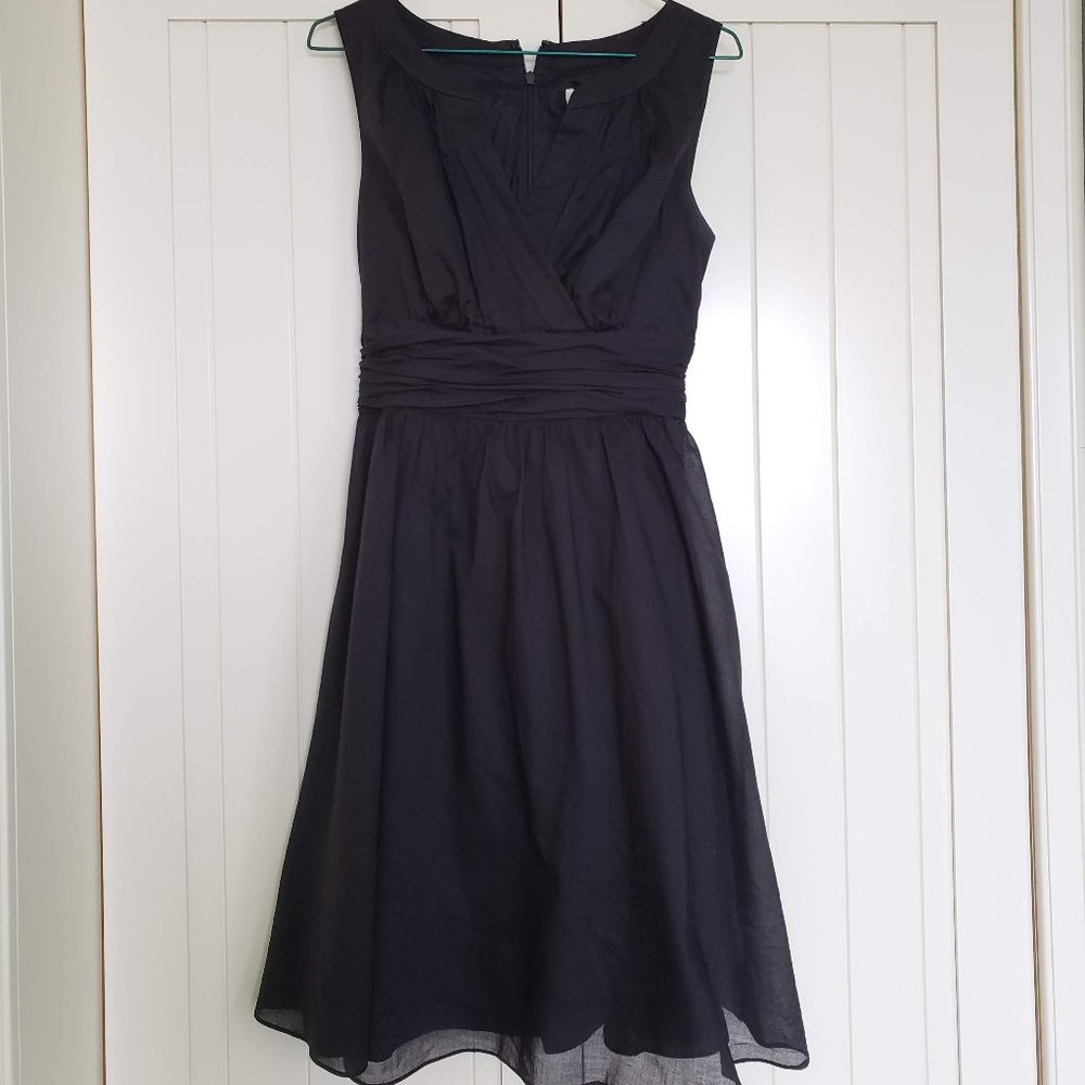 Wrap dress LBD with bow